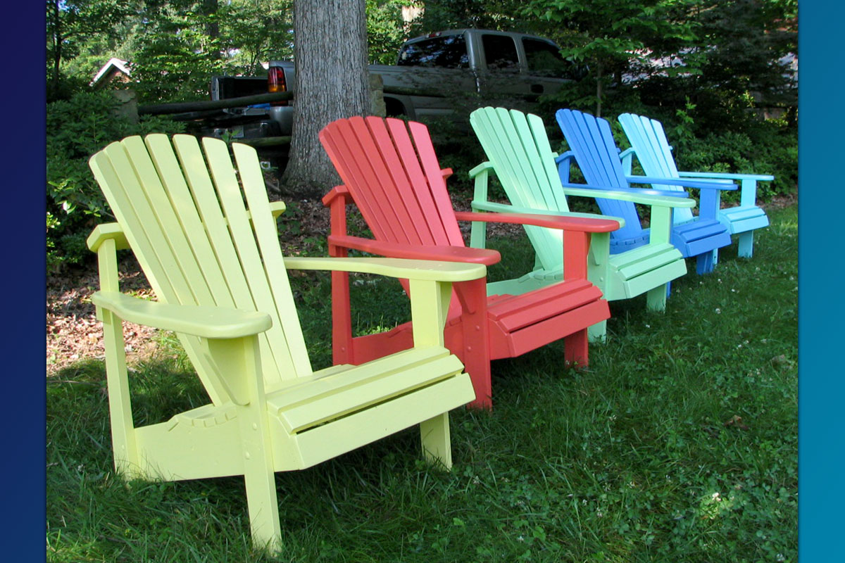 Classic Adirondack Chairs ( Painted Series)