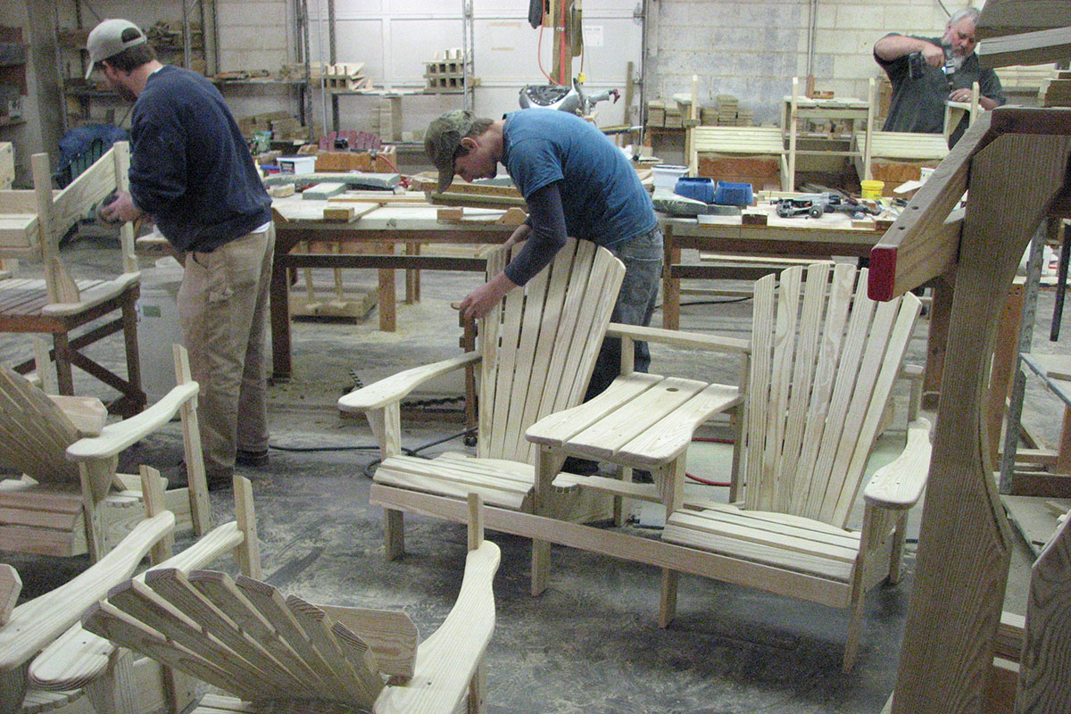 Chair Build and Assembly Area