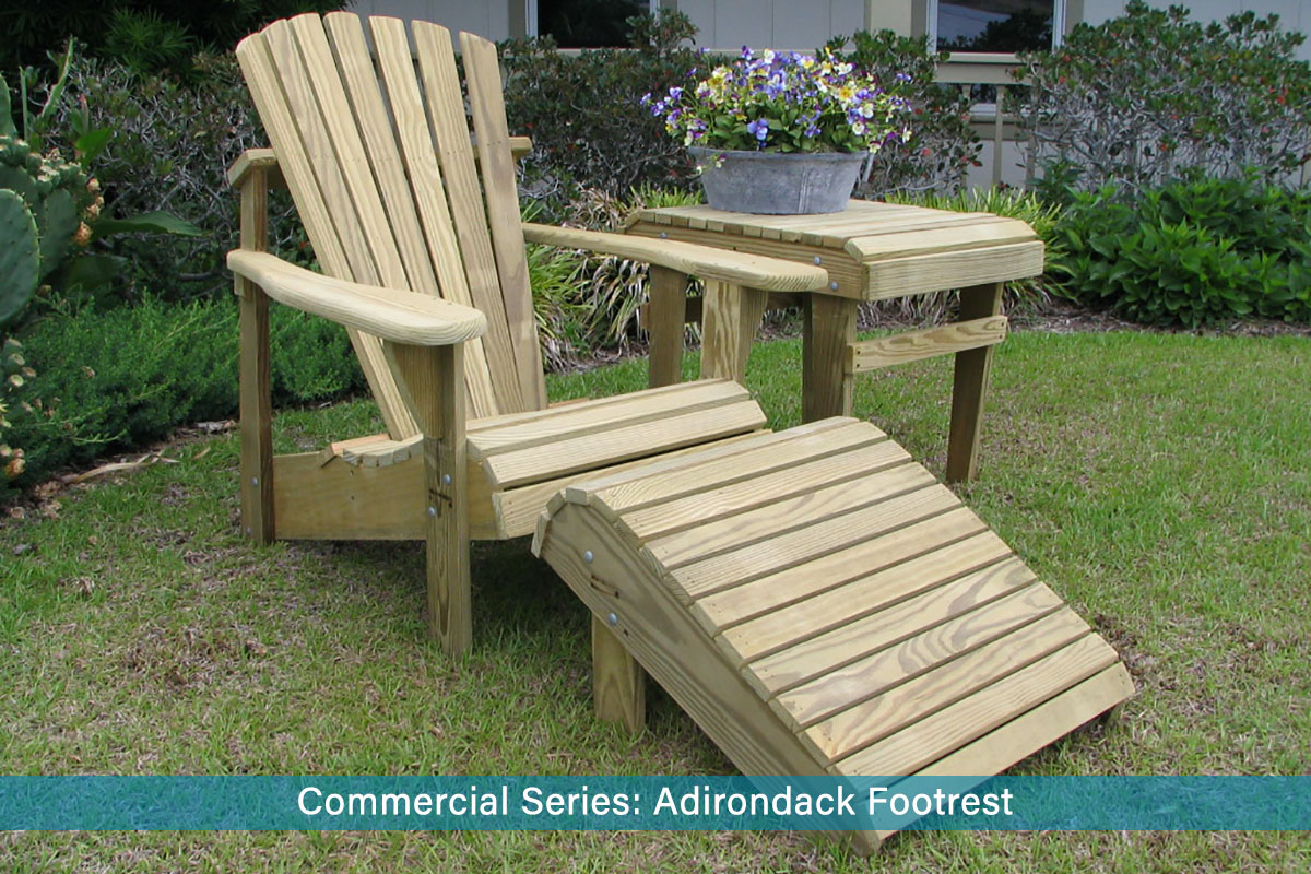 Commercial Series Adirondack Footrest