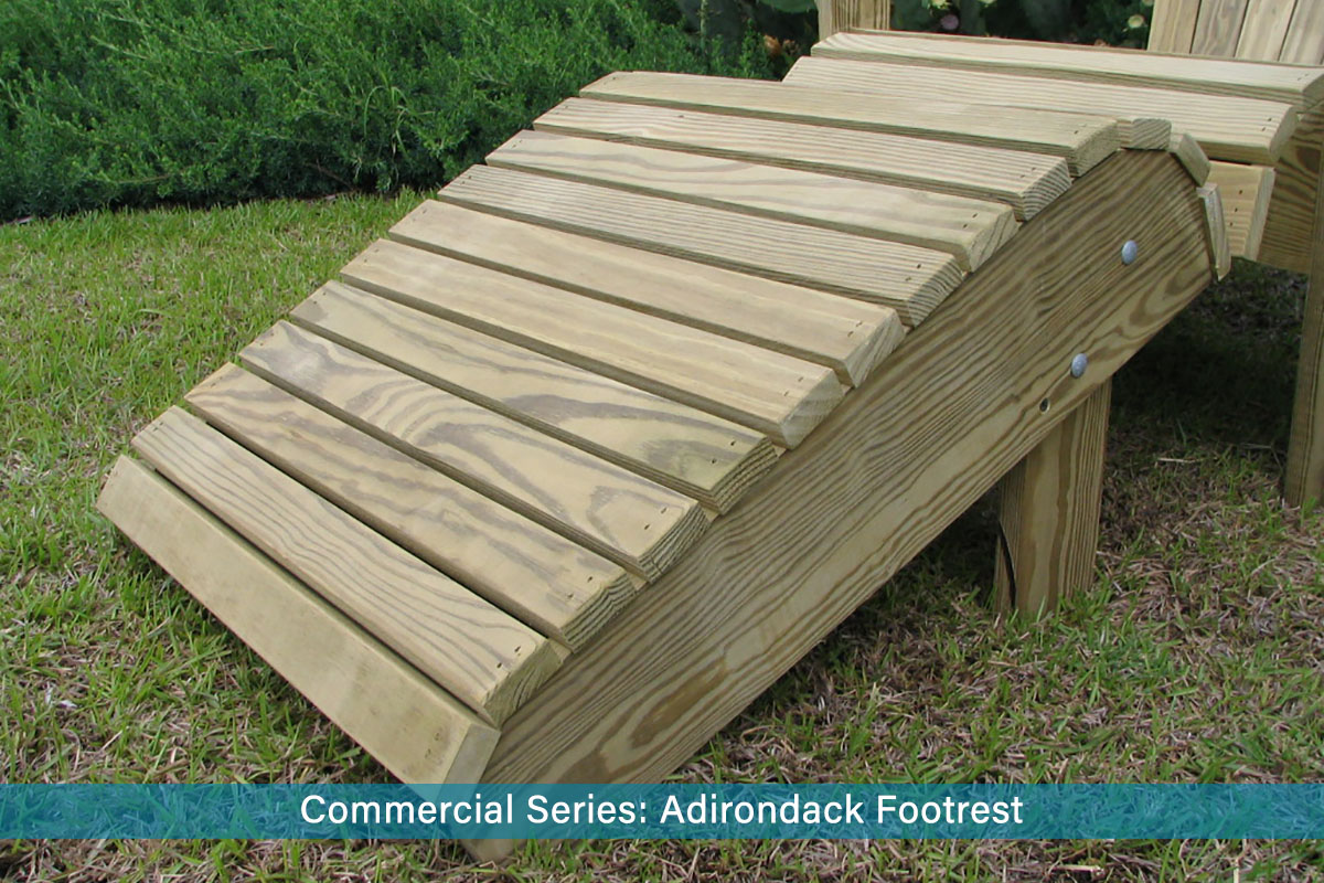 Commercial Series Adirondack Footrest