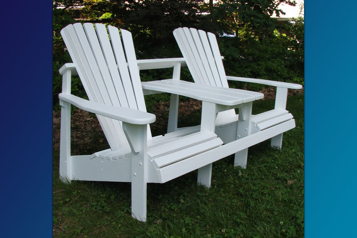 Adirondack Double Seater (Painted Series)